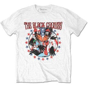 The Black Crowes Unisex Adult Americana T-Shirt / White